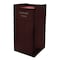 Alpine Industries Square Indoor Trash Can, Mahogny, MFC Melamine, 22 in ALP476-MA - alternate 1